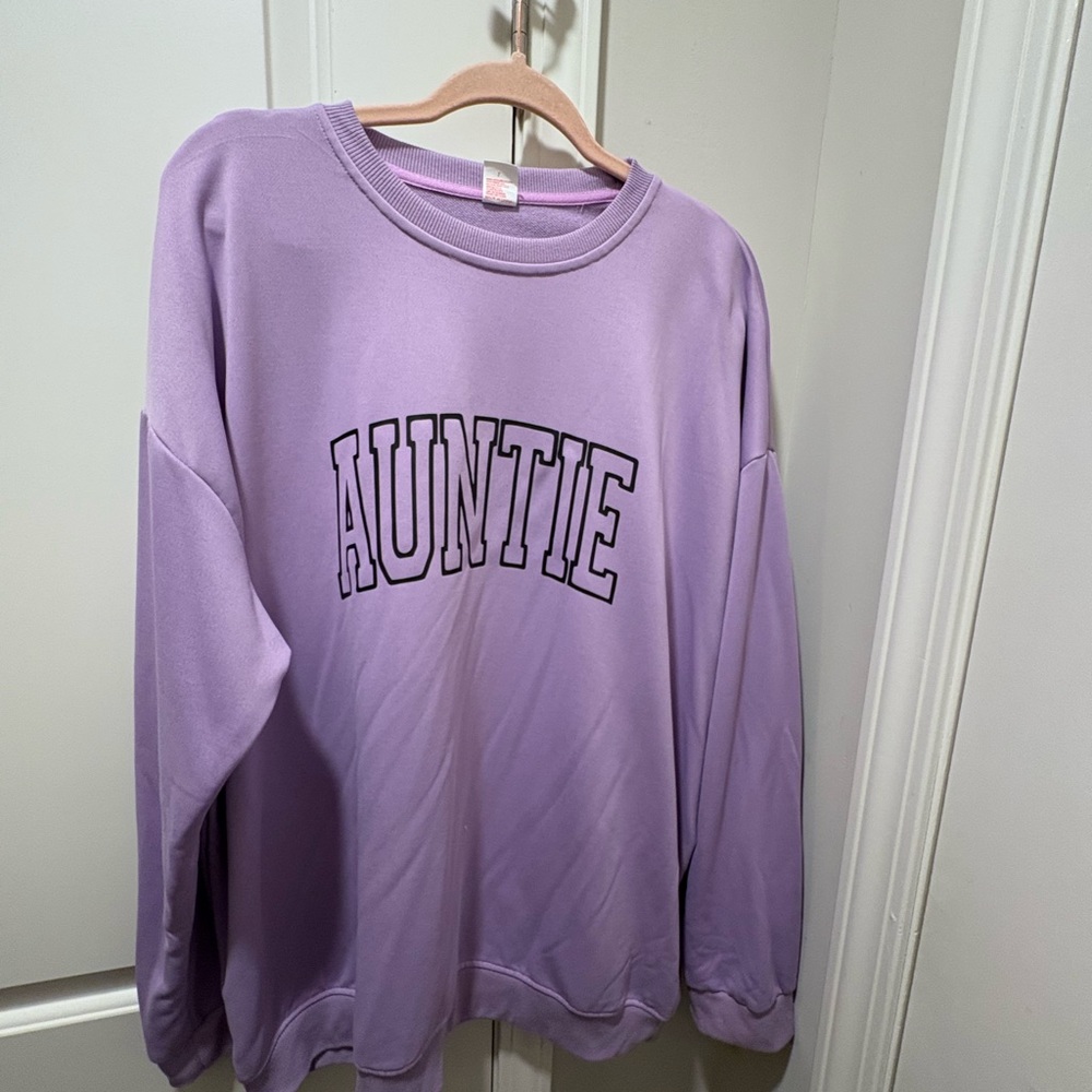 Lavender 'Auntie' Sweatshirt